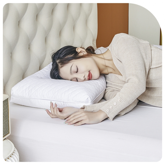 91家纺网 家纺一手货源 找家纺 （总）唯爱品2026新款星级酒店荞麦羽丝两用枕枕头枕芯 酒店枕护颈枕 记忆枕源头工厂  