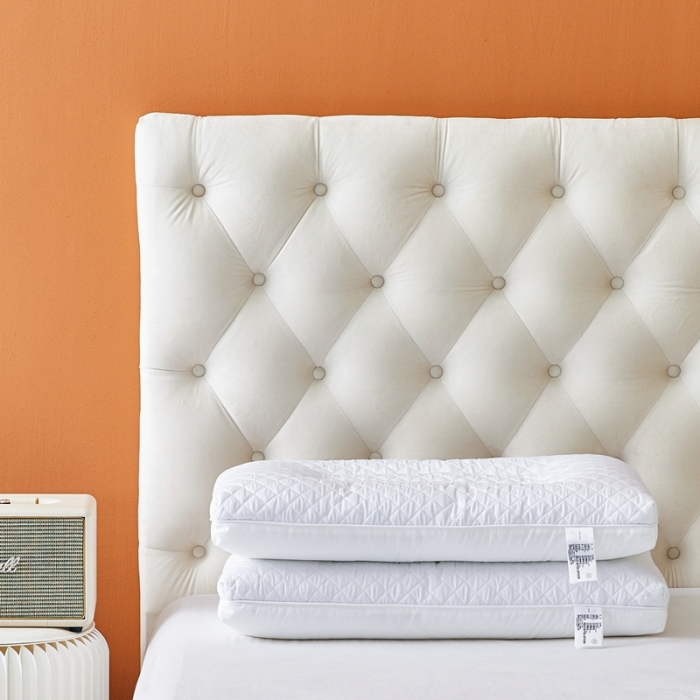 91家纺网 家纺一手货源 找家纺 （总）唯爱品2026新款星级酒店荞麦羽丝两用枕枕头枕芯 酒店枕护颈枕 记忆枕源头工厂  