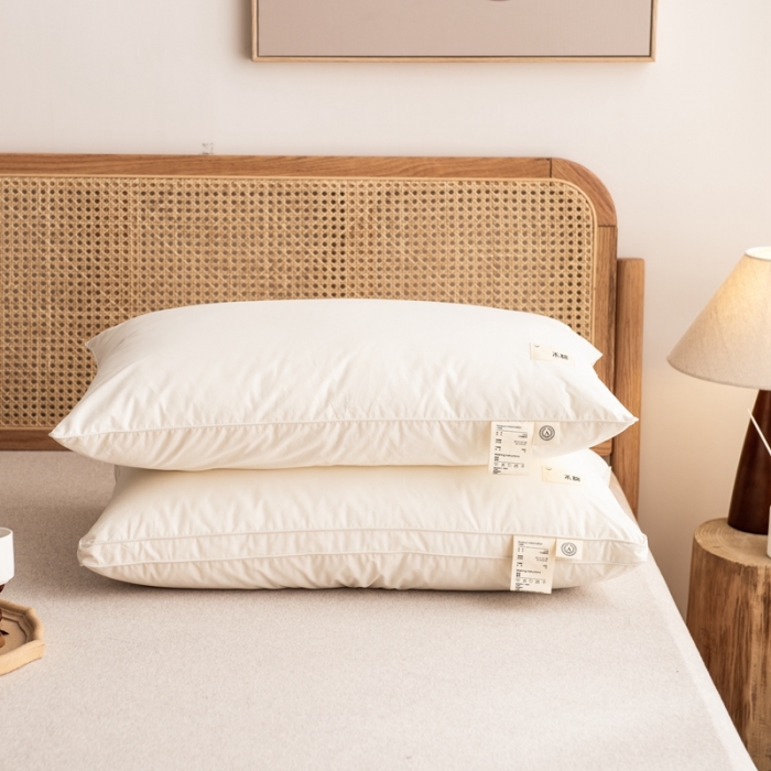 91家纺网 家纺一手货源 找家纺 2026新款本棉轻柔枕+弹弹枕 48*74cm/只 本棉弹弹枕-高48*74