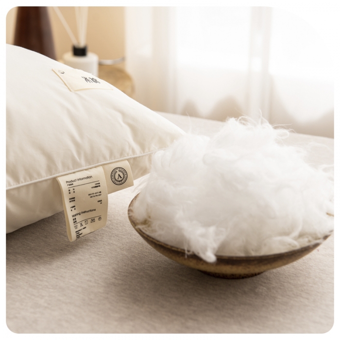 91家纺网 家纺一手货源 找家纺 2026新款本棉轻柔枕+弹弹枕 48*74cm/只 本棉轻柔枕-中48*74