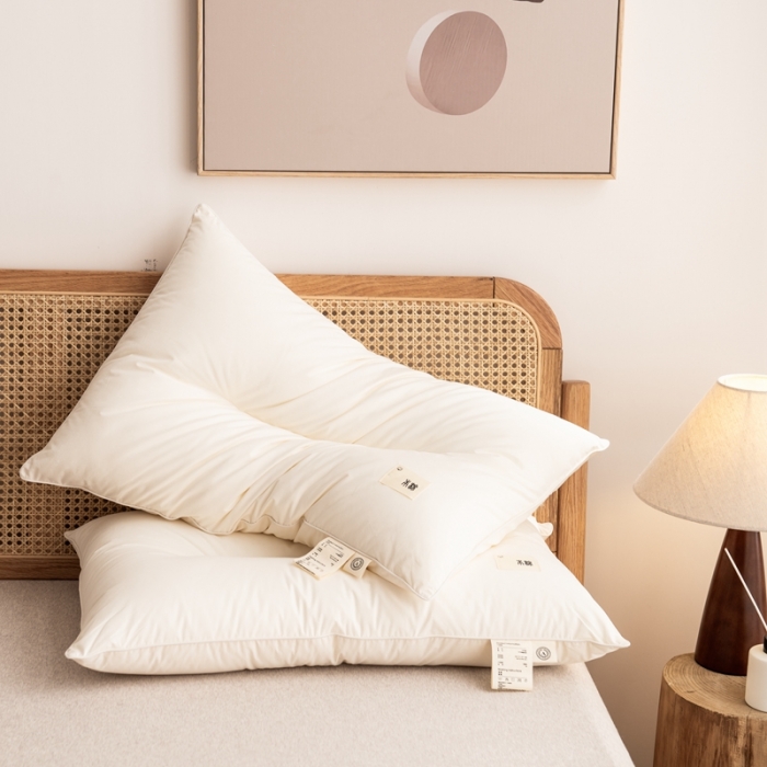 91家纺网 家纺一手货源 找家纺 2026新款本棉轻柔枕+弹弹枕 48*74cm/只 本棉轻柔枕-低48*74