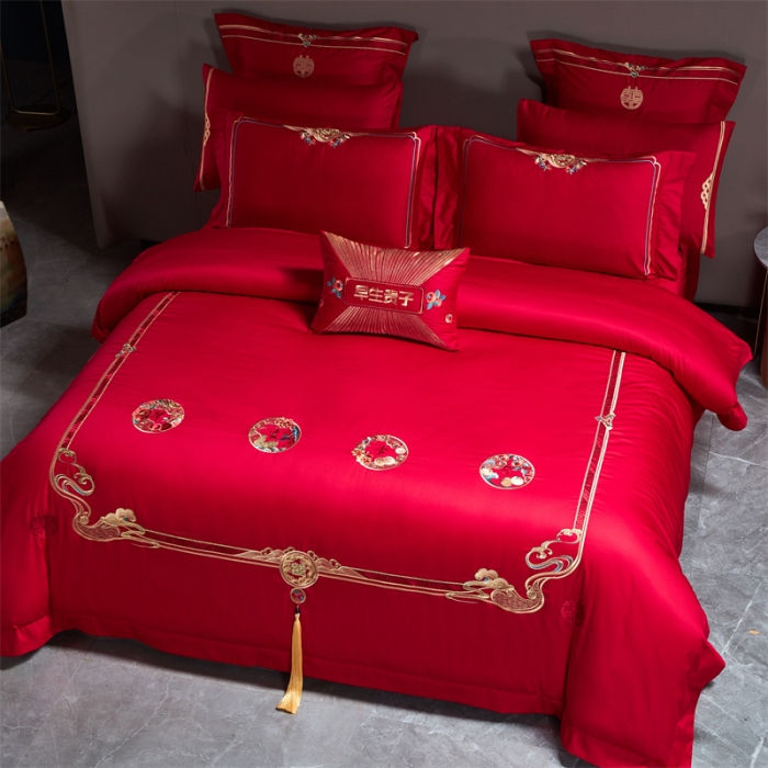 91家纺网 家纺一手货源 找家纺 （总）高大尚 秋冬新品长绒棉囍嫁系列