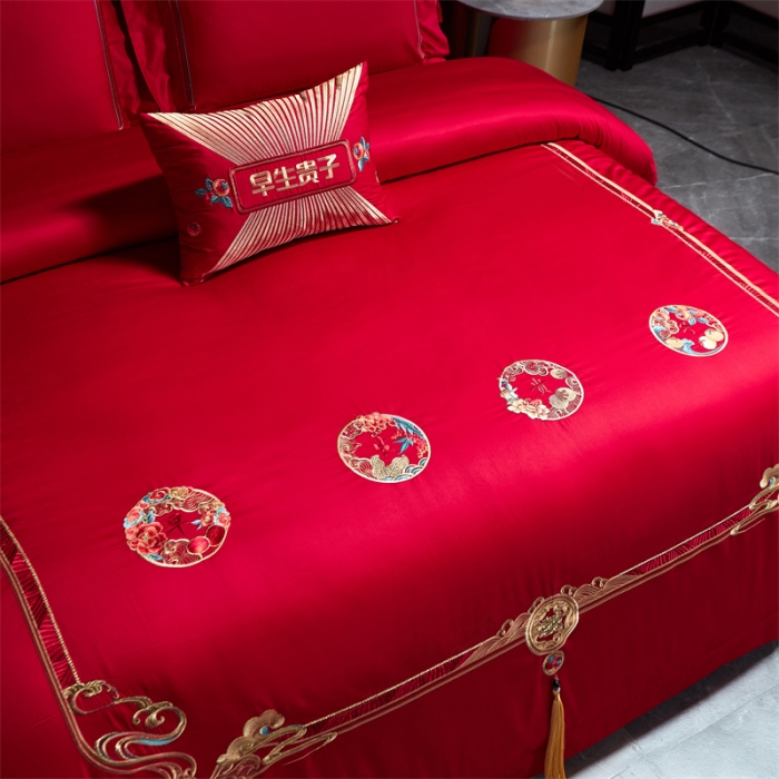 91家纺网 家纺一手货源 找家纺 （总）高大尚 秋冬新品长绒棉囍嫁系列