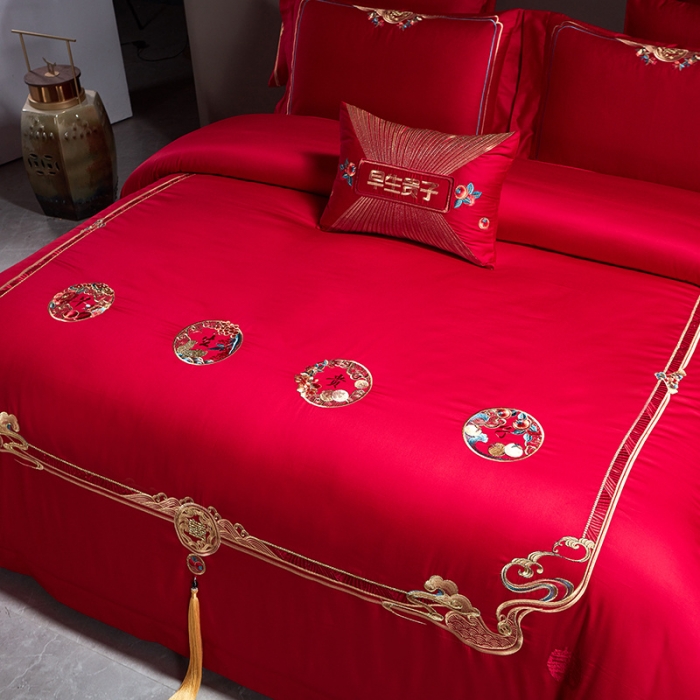 91家纺网 家纺一手货源 找家纺 （总）高大尚 秋冬新品长绒棉囍嫁系列