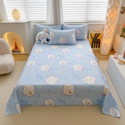 91家纺网 家纺一手货源 找家纺 爱丽丝 2024新款正版授权三丽鸥单品床单系列 玉桂狗