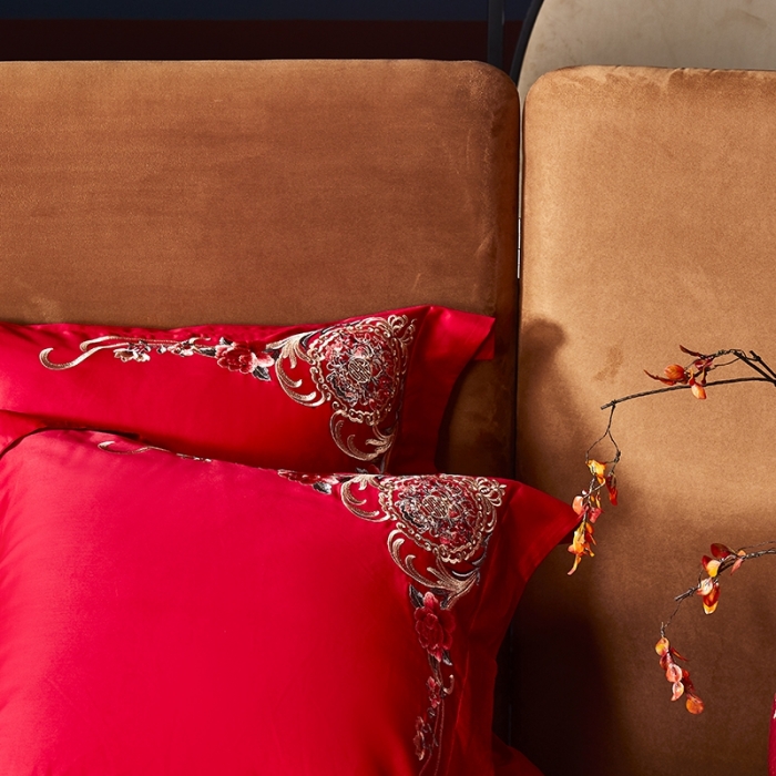 91家纺网 家纺一手货源 找家纺 高大尚 秋冬新品长绒棉囍嫁系列 龙凤纳福