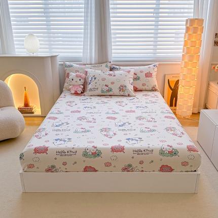 91家纺网 家纺一手货源 找家纺 （总）爱丽丝 2024新款正版授权三丽鸥全棉单品床笠系列