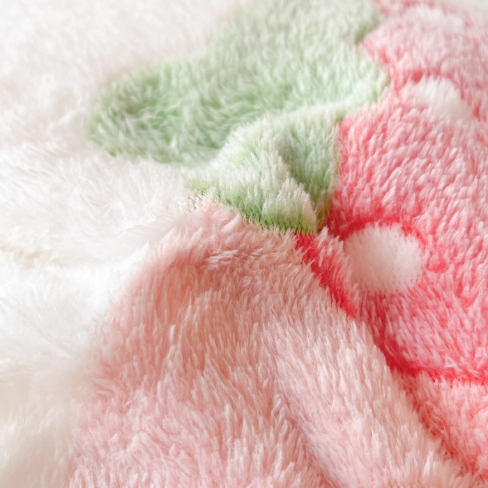 91家纺网 家纺一手货源 找家纺 川悦生活 2023新款立体雪花绒四件套 冰激凌小熊