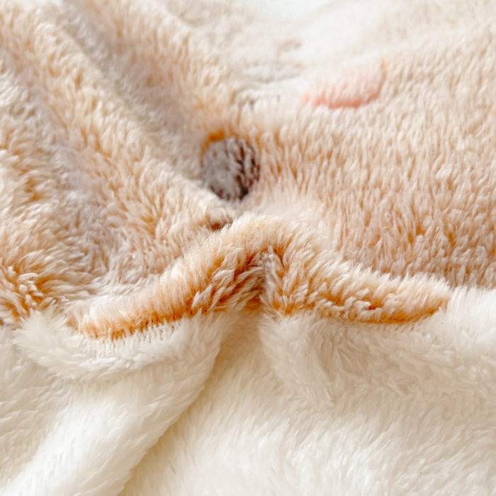 91家纺网 家纺一手货源 找家纺 川悦生活 2023新款立体雪花绒四件套 可爱熊仔