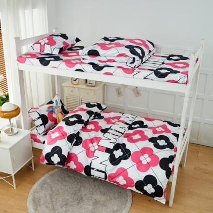 2023新款亲肤棉美棉芦荟棉三件套美棉（8月）学生宿舍床 光辉岁月