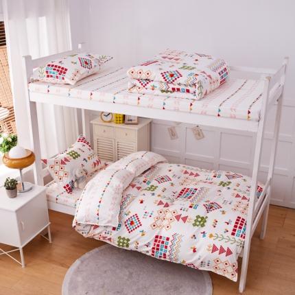 2023新款亲肤棉美棉芦荟棉三件套美棉（8月）学生宿舍床 梦幻人生