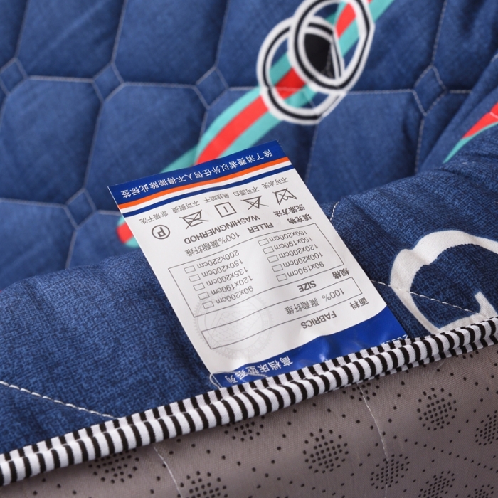 91家纺网 家纺一手货源 找家纺 张先生2024水洗棉印花加厚床垫学生款 潮流风范