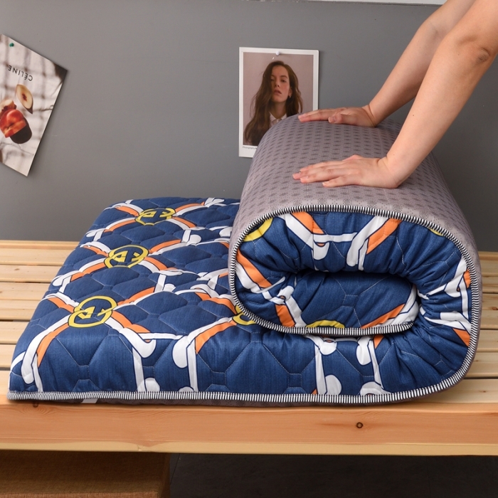 91家纺网 家纺一手货源 找家纺 张先生2024水洗棉印花加厚床垫学生款 字母