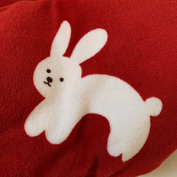 91家纺网 家纺一手货源 找家纺 花沐 2023新款冬季复古小法式牛奶绒四件套 红兔小姐