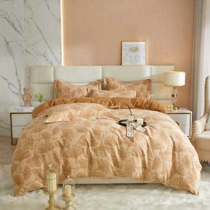 91家纺网 家纺一手货源 找家纺 （总）名佰蕙2023新款铂金加厚磨毛四件套-清新花卉系列