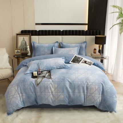 91家纺网 家纺一手货源 找家纺 （总）名佰蕙 2023新款铂金加厚磨毛四件套--时尚休闲系列