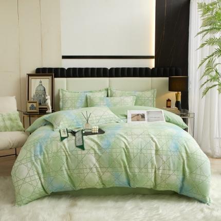 91家纺网 家纺一手货源 找家纺 （总）名佰蕙 2023新款铂金加厚磨毛四件套--时尚休闲系列