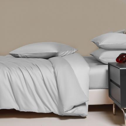 91家纺网 家纺一手货源 找家纺 秀色 60支轻奢纯色长绒棉贡缎床上四件套全棉纯棉床笠款