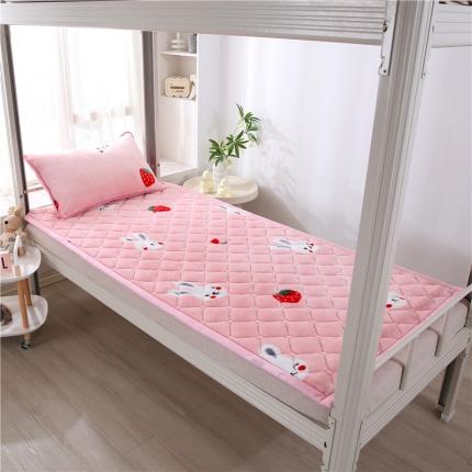 91家纺网 家纺一手货源 找家纺 （总）东宇床垫 2025新款A类抗菌牛奶绒加厚大豆学生床垫