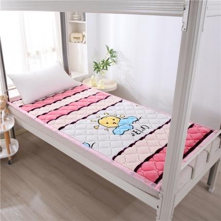 91家纺网 家纺一手货源 找家纺 （总）东宇床垫 2025新款A类抗菌牛奶绒加厚大豆学生床垫