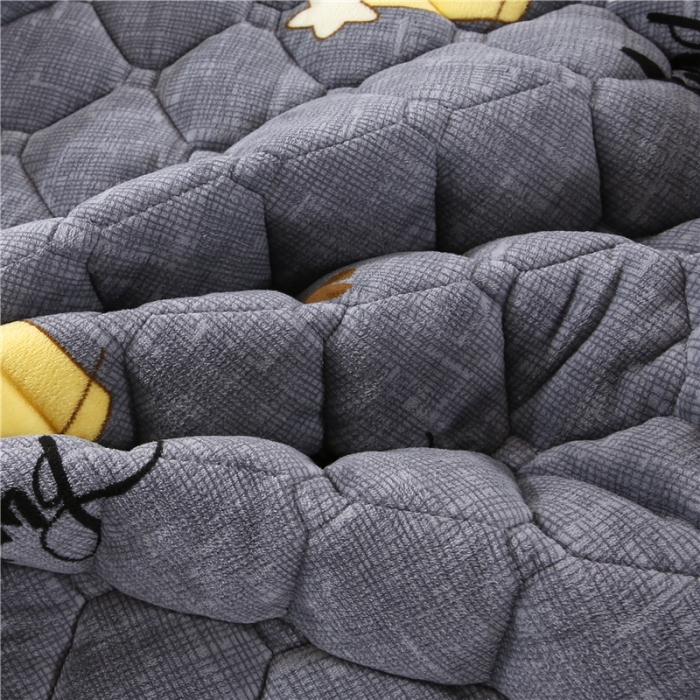 91家纺网 家纺一手货源 找家纺 东宇床垫 2025新款A类抗菌牛奶绒加厚大豆学生床垫 皇冠