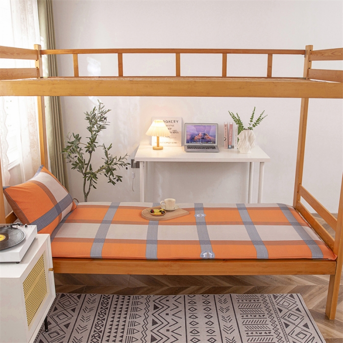 91家纺网 家纺一手货源 找家纺 (总) 首爱 2025新款全棉纯棉床褥套三件套学生宿舍床褥床垫套