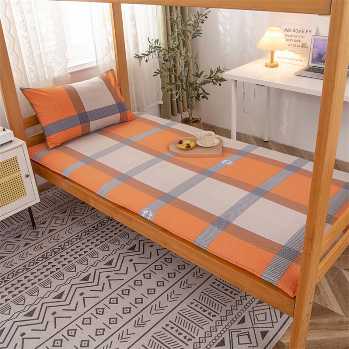 91家纺网 家纺一手货源 找家纺 (总) 首爱 2025新款全棉纯棉床褥套三件套学生宿舍床褥床垫套