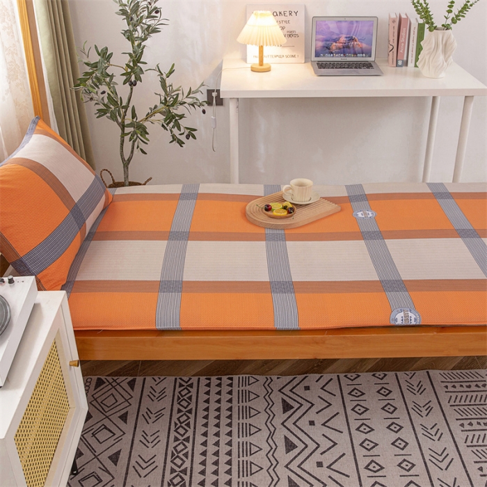 91家纺网 家纺一手货源 找家纺 (总) 首爱 2025新款全棉纯棉床褥套三件套学生宿舍床褥床垫套