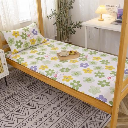 91家纺网 家纺一手货源 找家纺 棉乐町 2025新款全棉床褥套三件套 嘟嘟花园