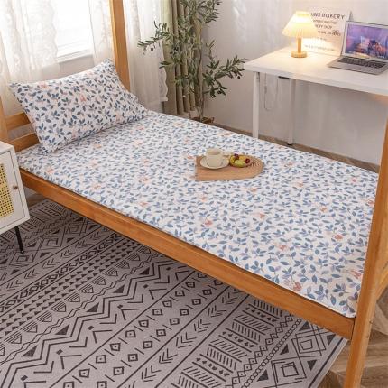 91家纺网 家纺一手货源 找家纺 棉乐町 2025新款全棉床褥套三件套 幸运兔