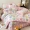 91家纺网 家纺一手货源 找家纺 漫布云2023新款秋冬夹棉床盖韩版公主风花边床罩加厚绗绣床裙四件套