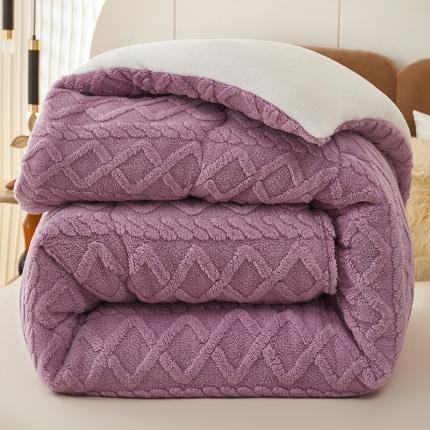 91家纺网 家纺一手货源 找家纺 （总）牛魔王家居 2023新款加厚塔芙绒冬被牛奶绒羊羔绒被子北极绒被芯