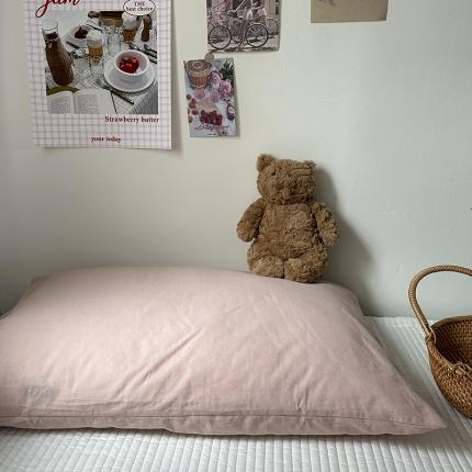 91家纺网 家纺一手货源 找家纺 （总）恋恋三季 2024新款亲肤舒适枕套系列- 水洗棉紫粉系列