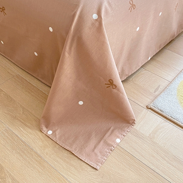 91家纺网 家纺一手货源 找家纺 宇彬家纺 2024新款13372全棉印花四件套和单被套 束朵-红