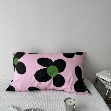 91家纺网 家纺一手货源 找家纺 恋恋三季 2024新款亲肤舒适枕套系列-Y2K系列 维多利亚粉