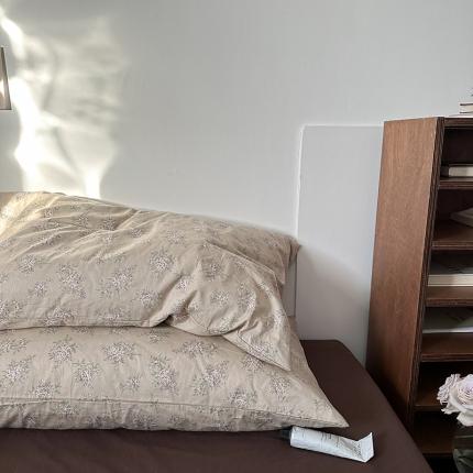 91家纺网 家纺一手货源 找家纺 恋恋三季 2024新款亲肤舒适枕套系列-全棉枕套 全棉斜纹：春水煎茶