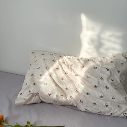 91家纺网 家纺一手货源 找家纺 恋恋三季 2024新款亲肤舒适枕套系列-全棉枕套 全棉斜纹：小月野