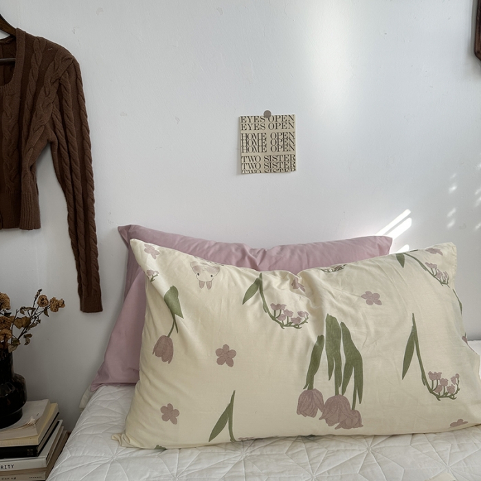 91家纺网 家纺一手货源 找家纺 恋恋三季 2024新款亲肤舒适枕套系列-全棉枕套 全棉斜纹：爱丽丝梦境