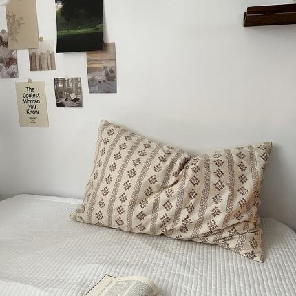 恋恋三季 2024新款亲肤舒适枕套系列-全棉枕套 霜落树