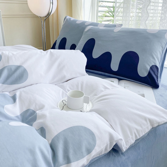 91家纺网 家纺一手货源 找家纺 金鑫汇 2023新款A版面料+B版高克重牛奶绒四件套