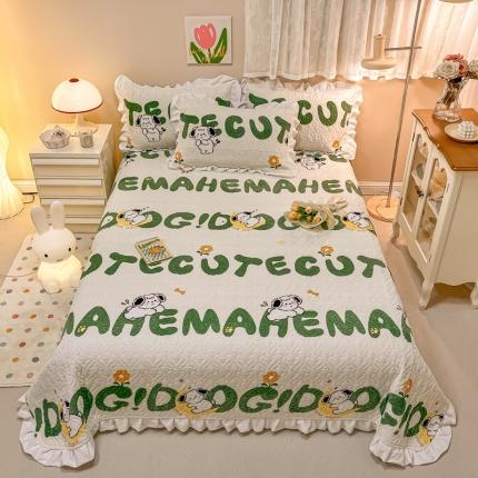 91家纺网 家纺一手货源 找家纺 （总）沐辰家居2023新款牛奶绒印花床盖