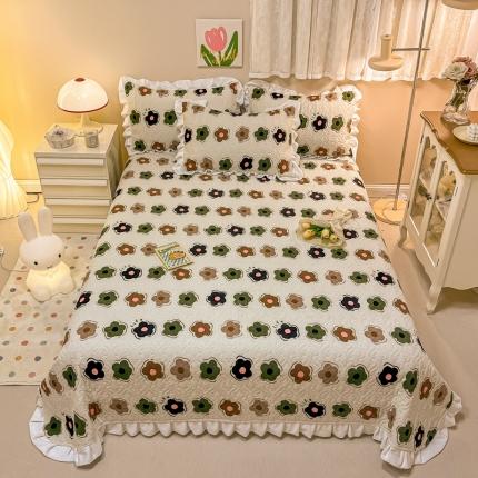 91家纺网 家纺一手货源 找家纺 （总）沐辰家居2023新款牛奶绒印花床盖