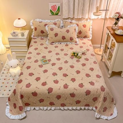 91家纺网 家纺一手货源 找家纺 （总）沐辰家居2023新款牛奶绒印花床盖