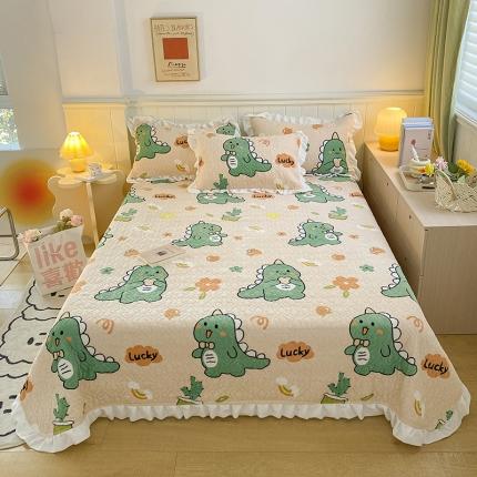 91家纺网 家纺一手货源 找家纺 （总）沐辰家居2023新款牛奶绒印花床盖