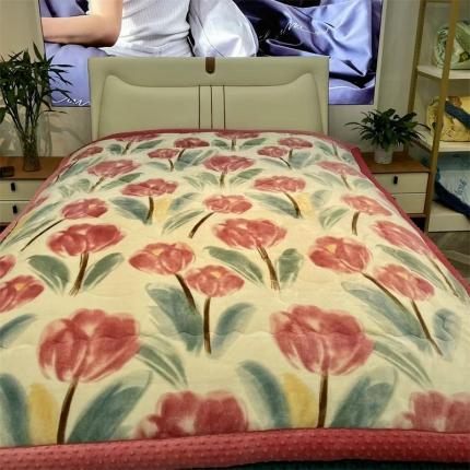 91家纺网 家纺一手货源 找家纺 （总）家维新款婴儿牛奶绒豆豆被双面绒春秋被子冬被芯大豆被