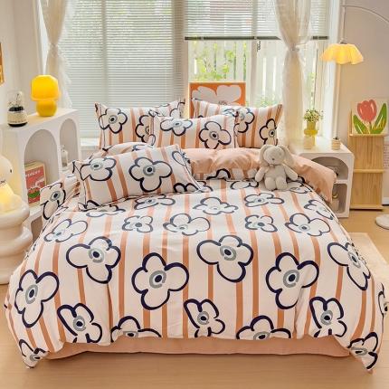 91家纺网 家纺一手货源 找家纺 (总）棉生活 2023新款铂金全棉磨毛系列（AB版）四件套