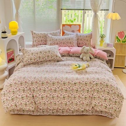 91家纺网 家纺一手货源 找家纺 (总）棉生活 2023新款铂金全棉磨毛系列（AB版）四件套