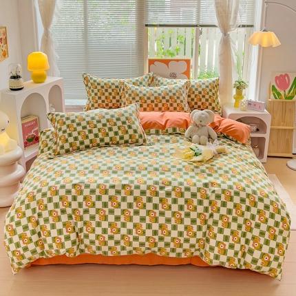 91家纺网 家纺一手货源 找家纺 (总）棉生活 2023新款铂金全棉磨毛系列（AB版）四件套