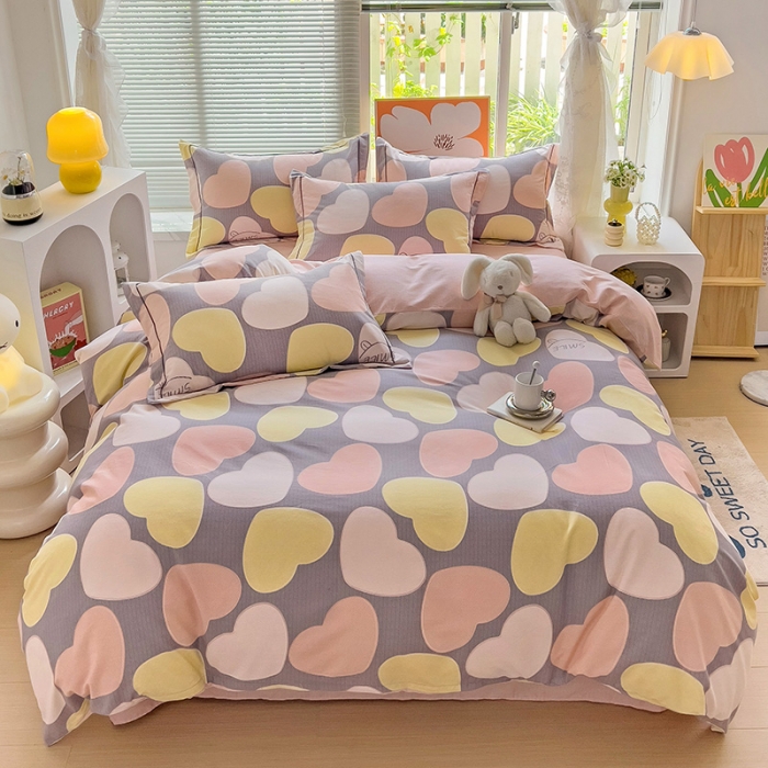 91家纺网 家纺一手货源 找家纺 (总）棉生活 2023新款铂金全棉磨毛系列（AB版）四件套