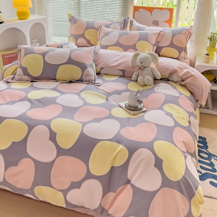 91家纺网 家纺一手货源 找家纺 (总）棉生活 2023新款铂金全棉磨毛系列（AB版）四件套